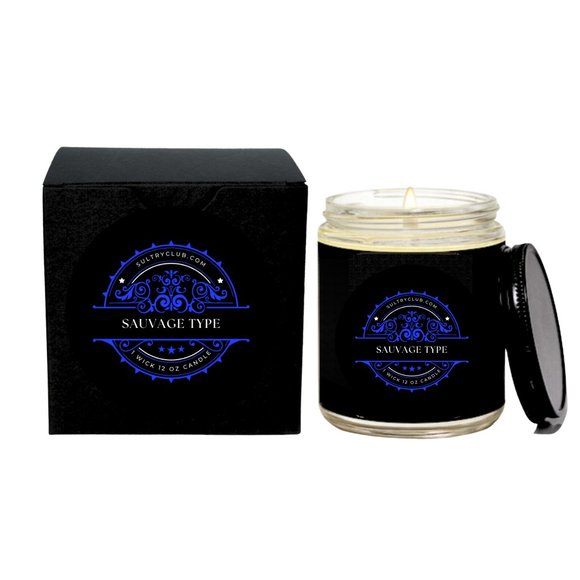 SAUVAGE (Our Version Of) Single Wick Candle - Picture 1 of 2